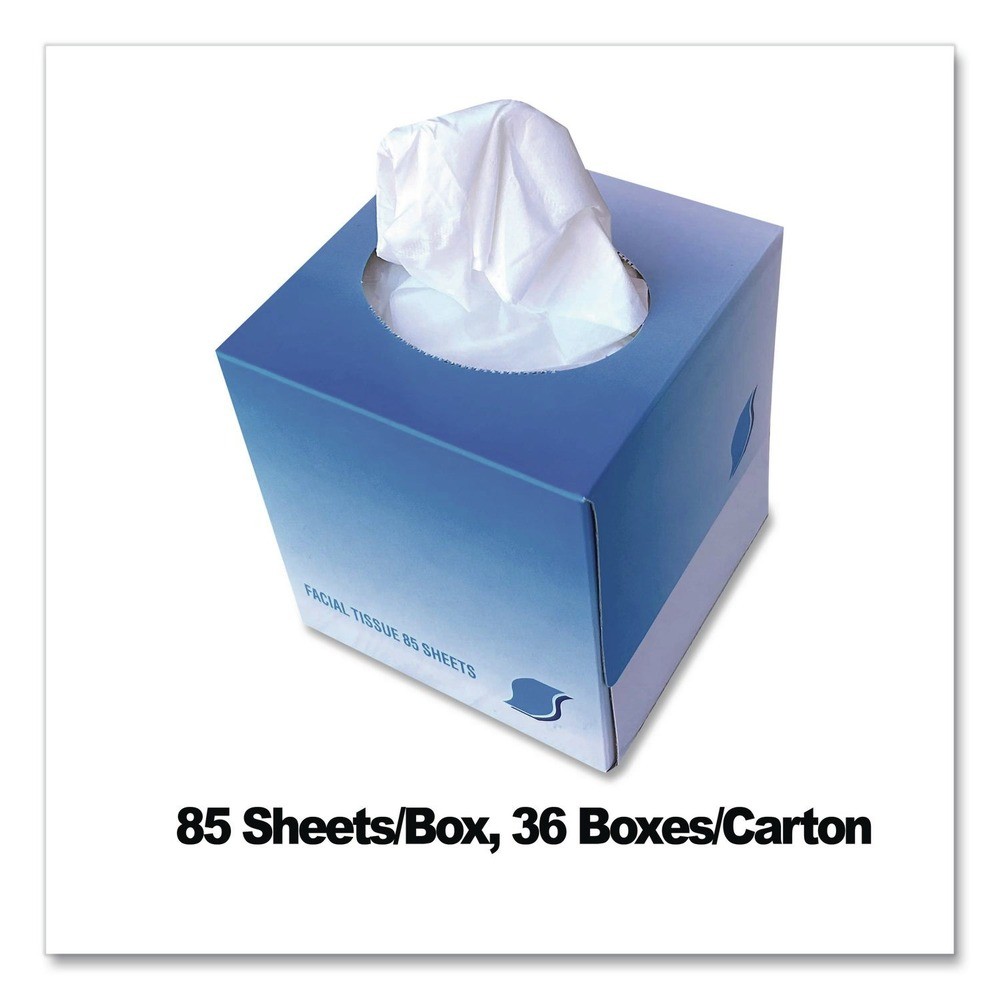 GEN 2-Ply, Facial Tissue Cube Box (36/Carton) White