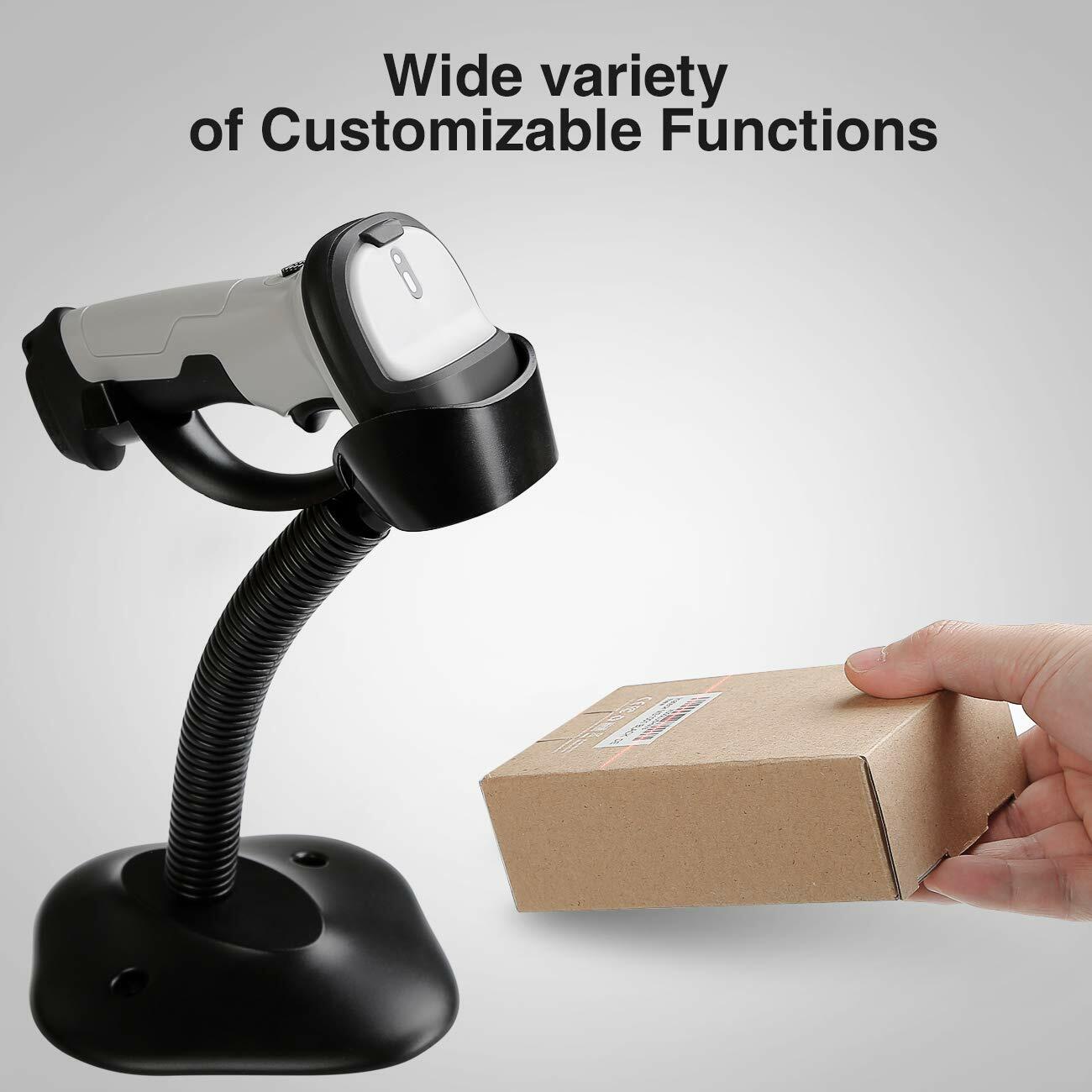 Inateck 1D Barcode Scanner Wireless Bluetooth Barcode Reader Scanner, BCST-70