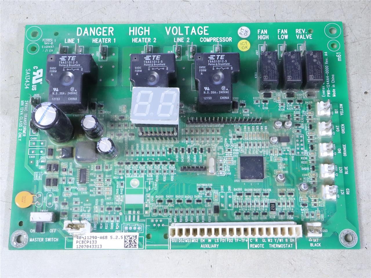 PWB-1244A4-0000 AMANA 40-1129Q-A68 GOODMAN PTAC PCBCP133 Control Circuit Board