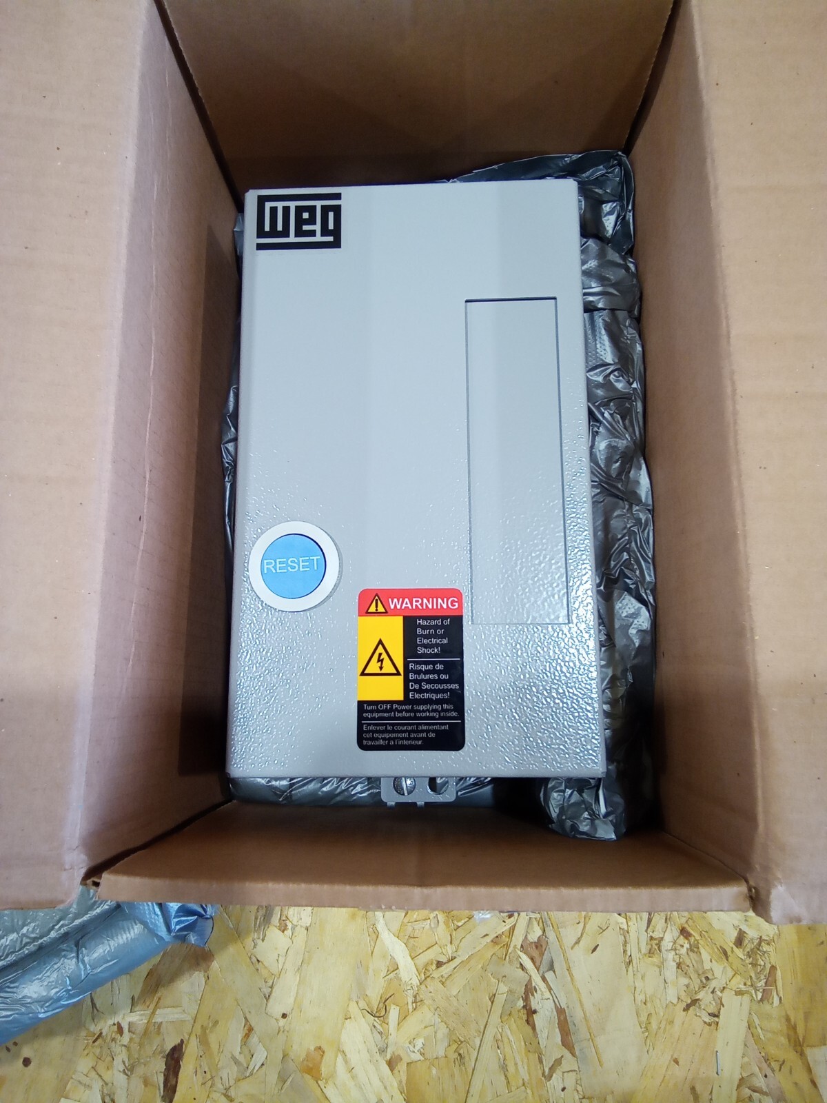 WEG ESWS-B38V24E-RM35 Enclosed Starter 208-240V Coil Reset Only 25-40A
