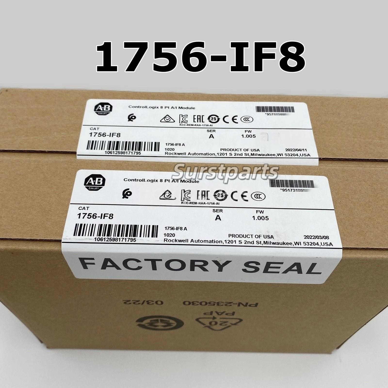 NEW Factory Sealed 1756IF8 1756-IF8 AB ControlLogix Point A/I Module