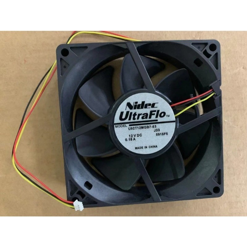 1pcs NIDEC U92T12MGB7-53 9225 12V 0.18A EPSON EB-450W Cooling Fan 3pin