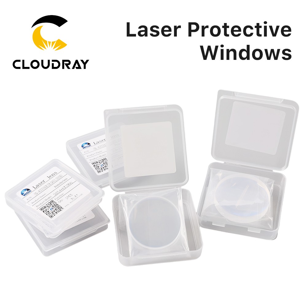 WSX Original Fiber Laser Protective Windows Quartz Fused Silica D18-D37 10PCS