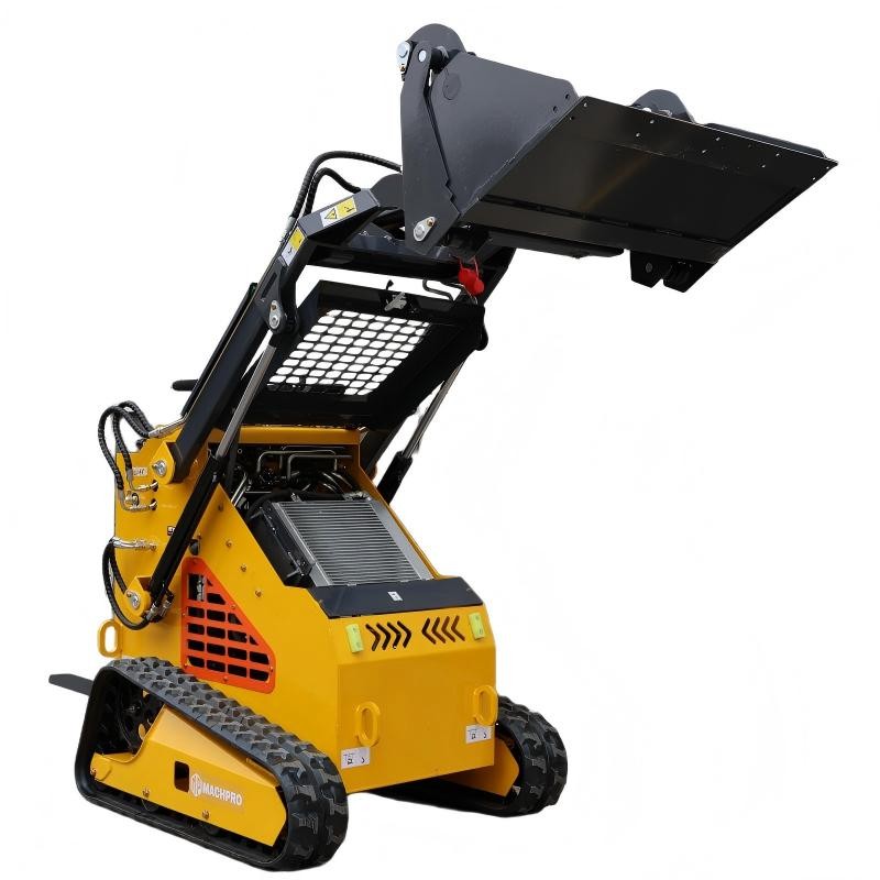 Mini Skid Steer Loader 24HP 4-in-1 Bucket 3-Stage Pump Hydraulic System 2026 New