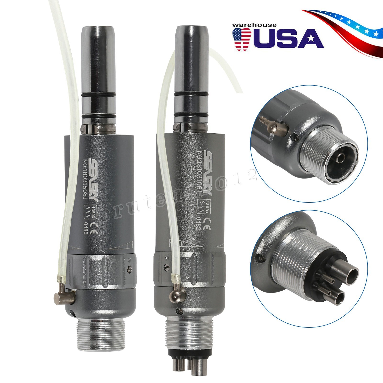 Dental Slow Low Speed E-type Air Motor Micromotor 4/2 Hole Handpiece NSK Style