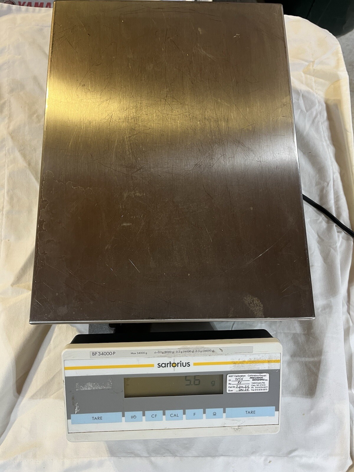 Sartorius 34kg Balance BP 34000-P Ready To Use Last Cal Dec 2024