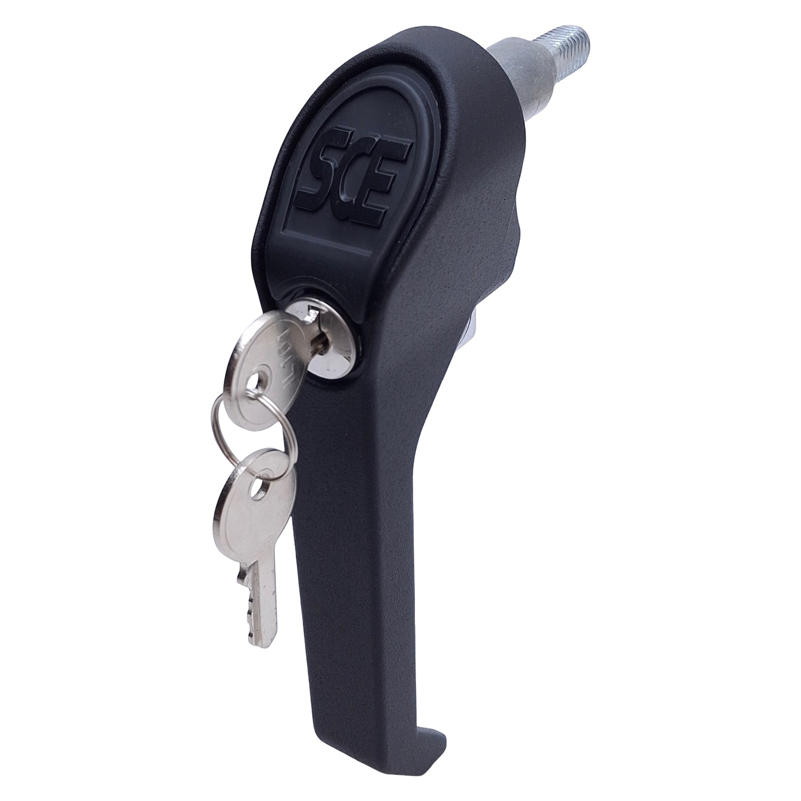 Saginaw SCE-PKH7 Latch Handle With 2x Keys, 7″ Size, 1/4-Turn Latch Type