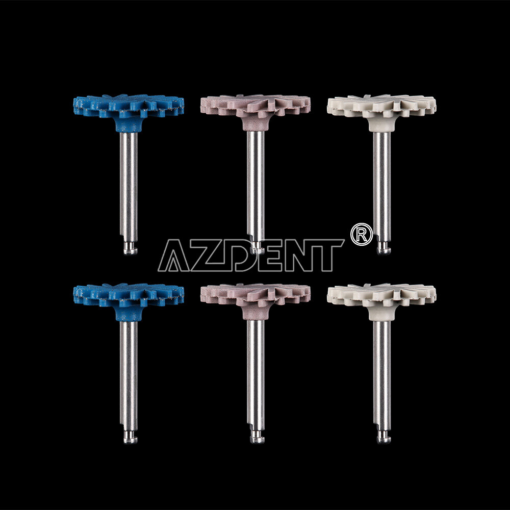 Dental Composite Polishing Kit Diamond RA HP Polisher Burs F Contra Angle 2.35mm
