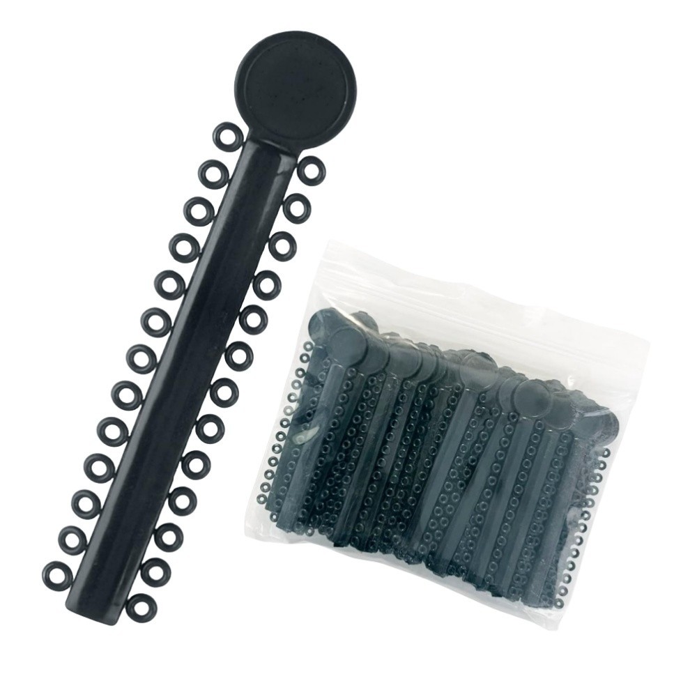 Dental Orthodontic Ligature Ties Elastic Rubber Bands Single/Double Colors USA