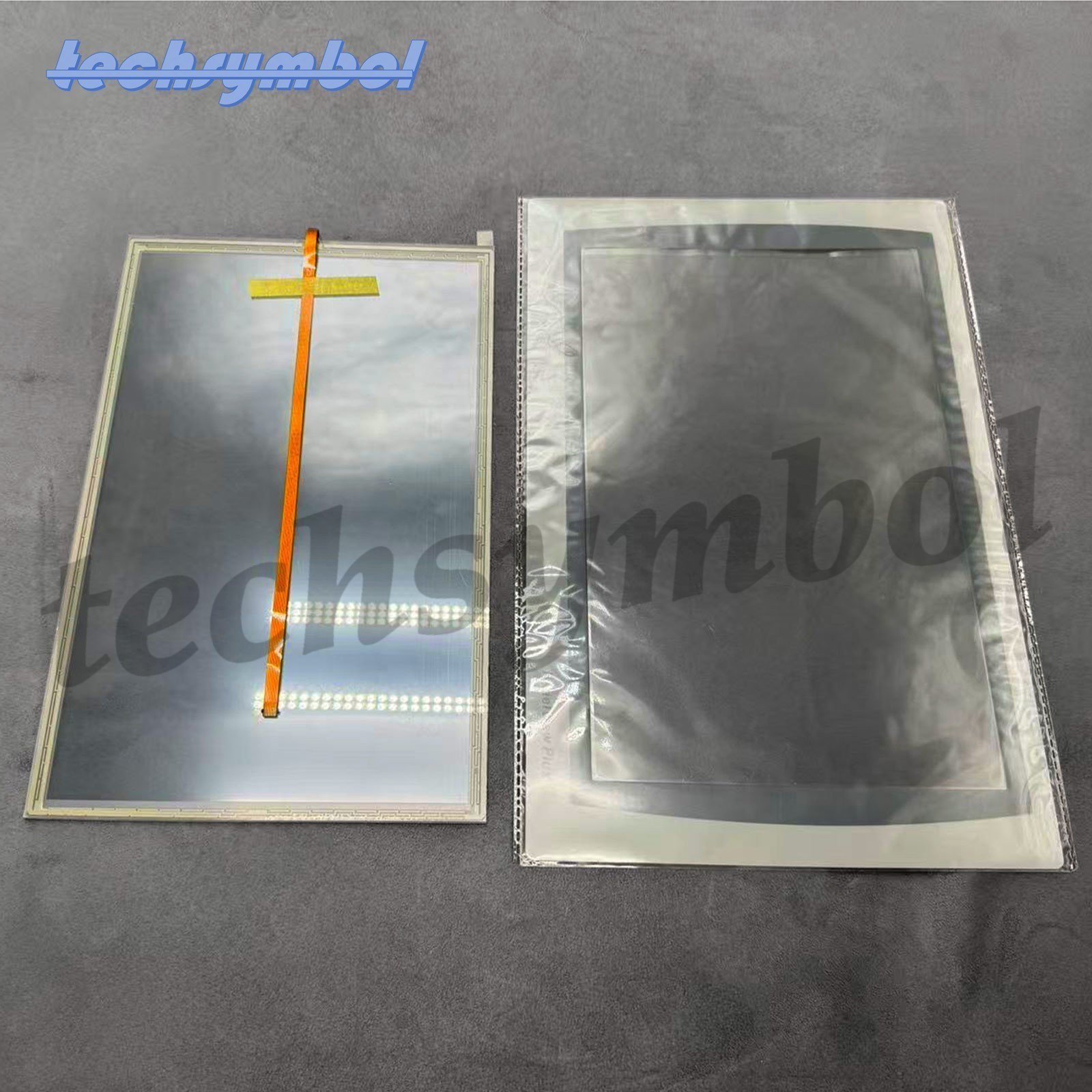 New 2711P-T12W22D9P-A Touch Screen Panel w/ Overlay 2711P-T12W22D9P-B for SER A
