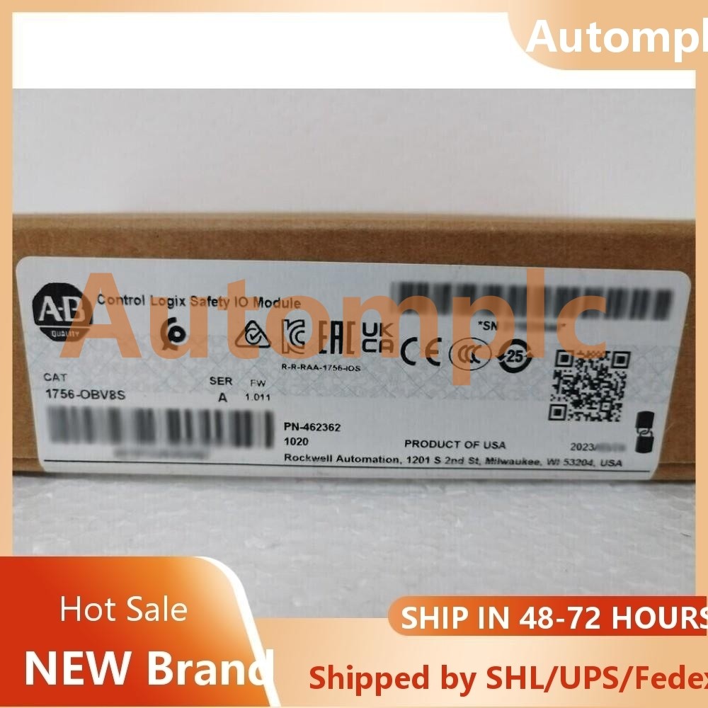 New Sealed Allen Bradley 1756-OBV8S ControlLogix Safety IO Module US Free Tax