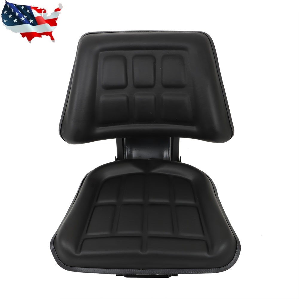 Black Universal Tractor Suspension Seat For Massey Ferguson Ford / New Holland