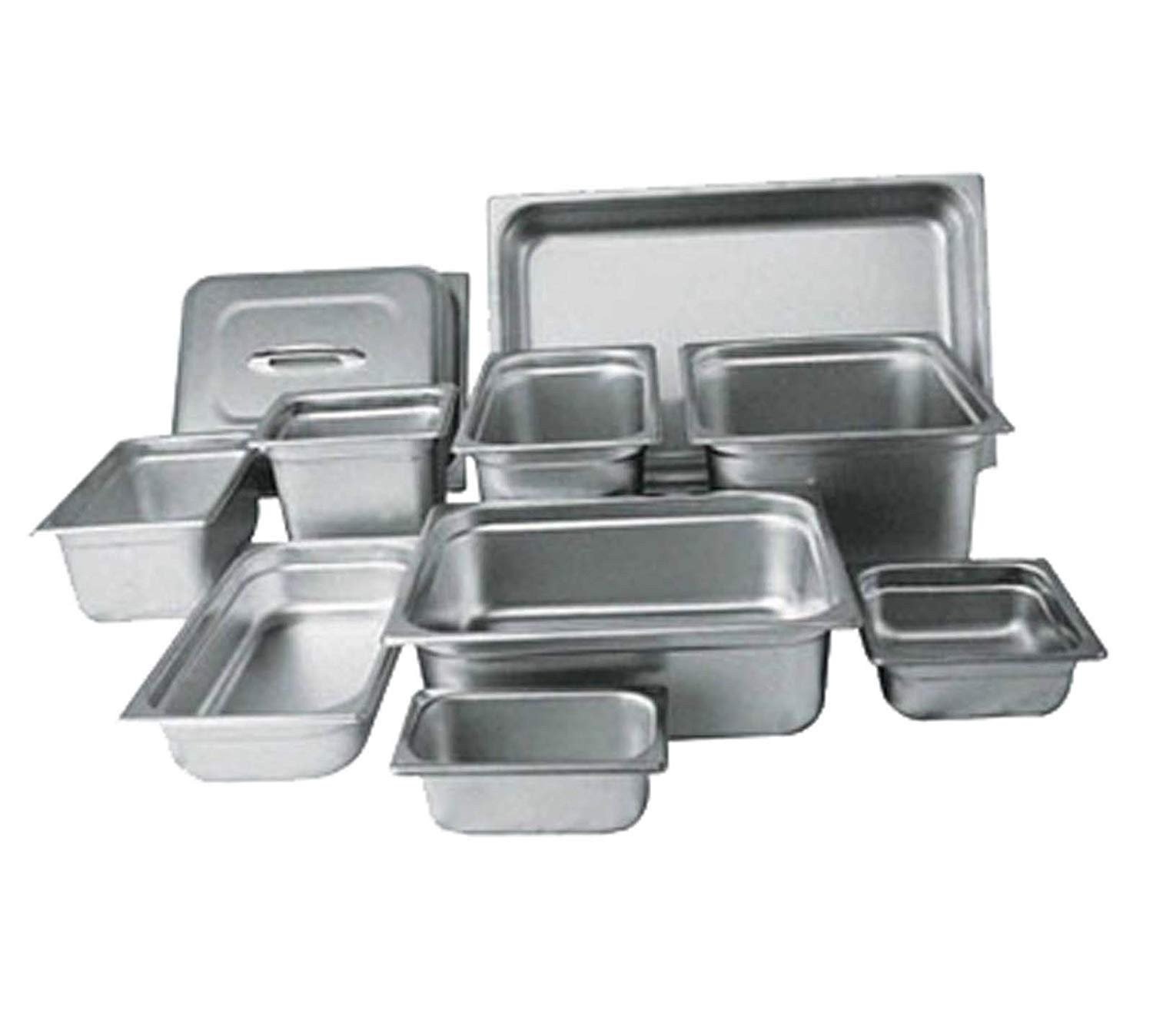 Winco SPJM-302 Anti-Jamming Steam Pan, 1/3 x 2 1/2-Inch, 24-Gauge