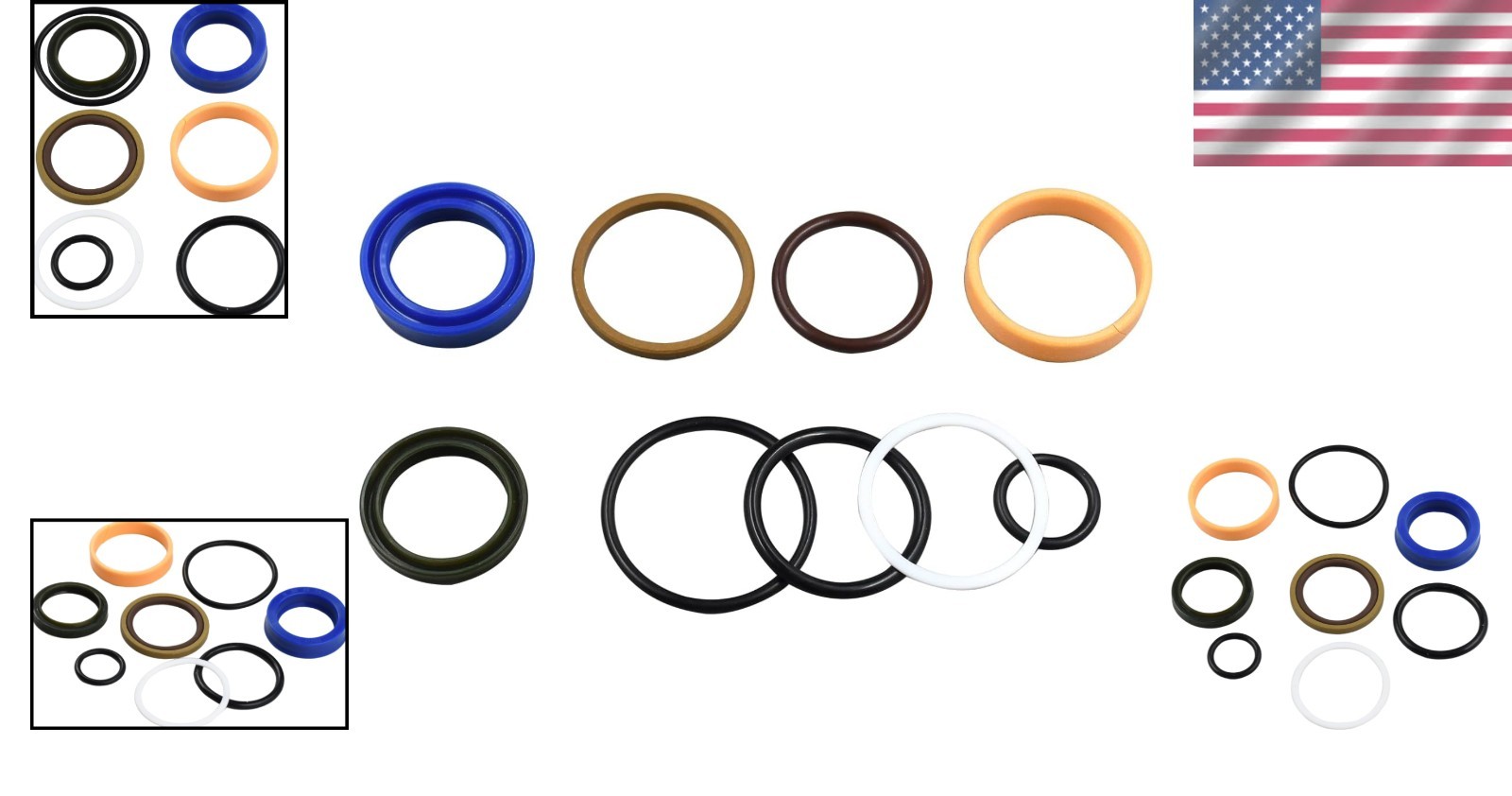 Replacement Seal Kit for Kubota Tractors – Restores Cylinder Hydraulic Function