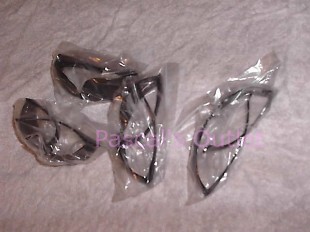4 pack Tinted Safety Goggles (Dark grey smoke lens) Crews or Bulldog or Cordova