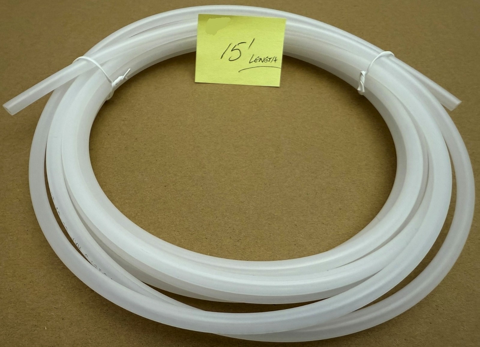 o’o’o . Polyethylene PE TUBING . 15 ft long . 1/4 inch OD . 5/32 inch ID