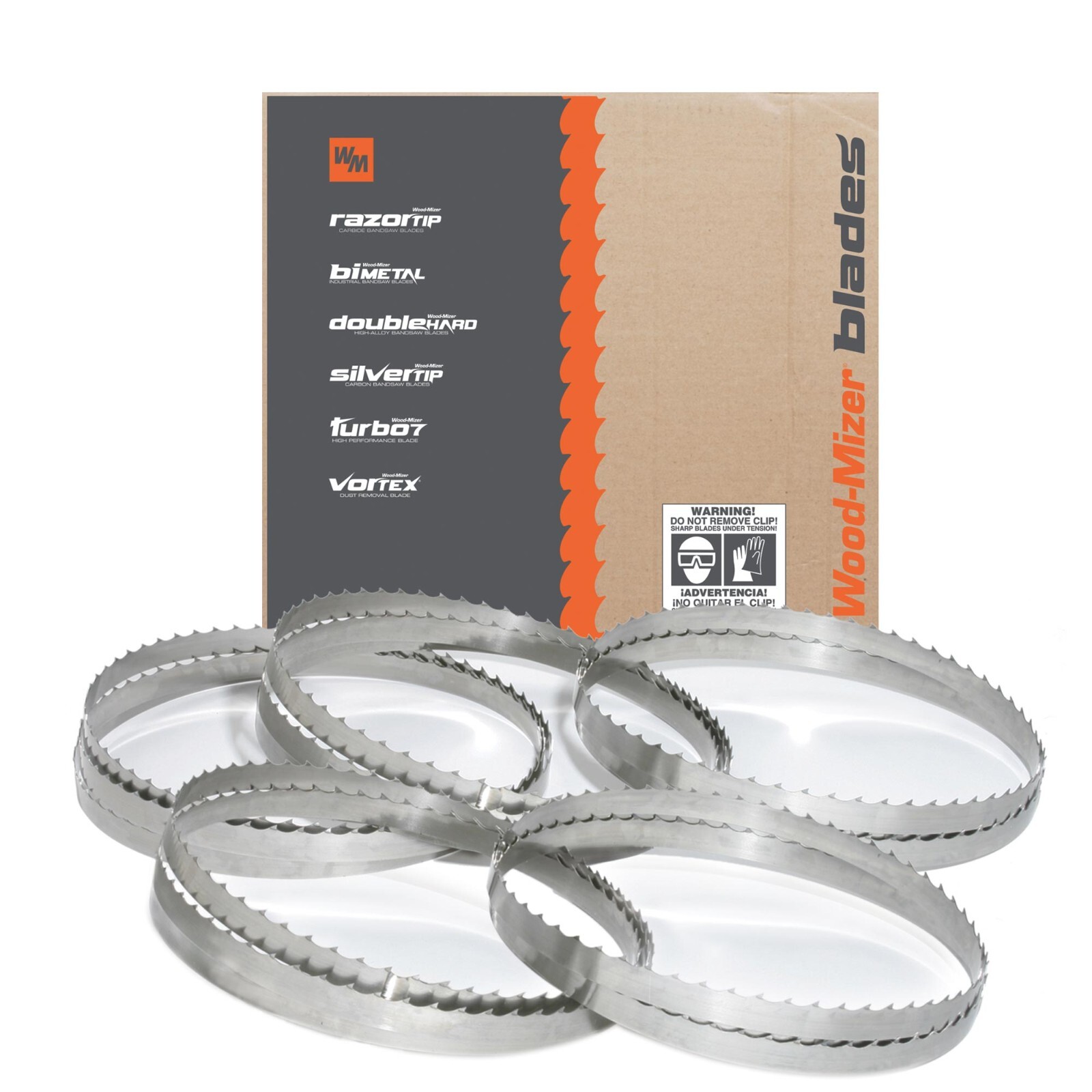 NEW Wood-Mizer DoubleHard Sawmill Bandsaw Blades for Portable Sawmills – 5 Pack