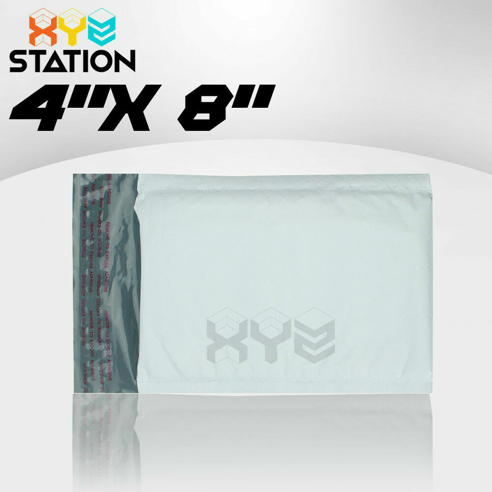 #000 4×8 (4×7) Poly Bubble Mailer Padded Envelope Shipping Bag 25,50,100,250,500