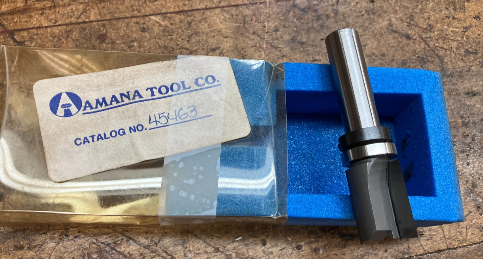 Amana 45463 Flush Trim Carbide Tip Ball Bearing 3/4 X 1 X 1/2″ Shaft Router Bit