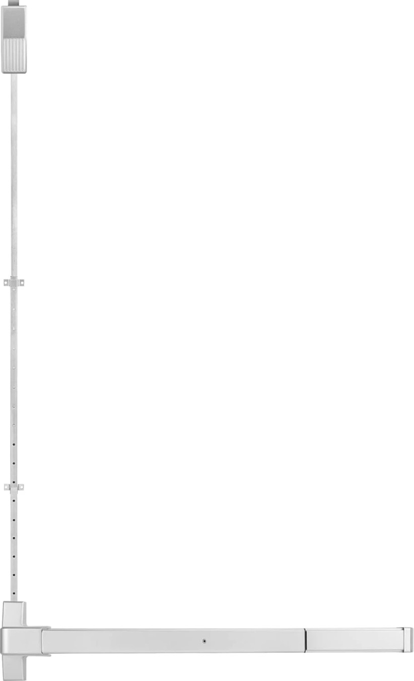 Commercial Panic Bar with Vertical Rod 32-48 in Push Exit Device Stainless Steel