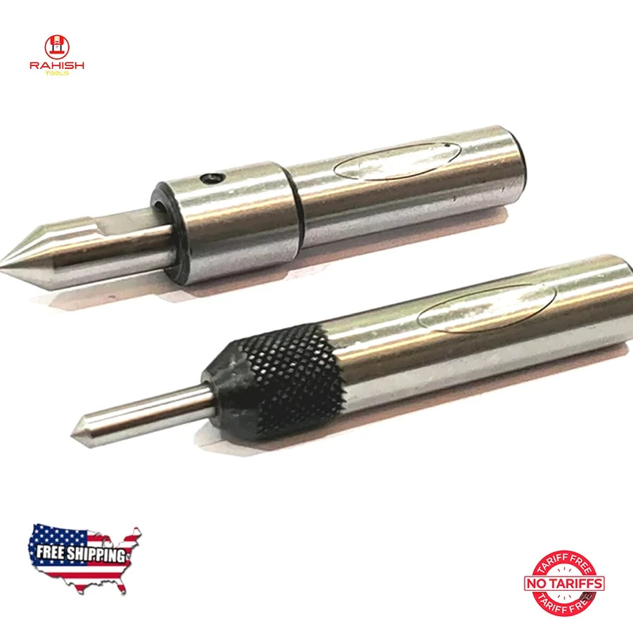 Spring Center Tap Guide Tool to Align Tap 2 Pcs Set for threading Lathe Mill Jig