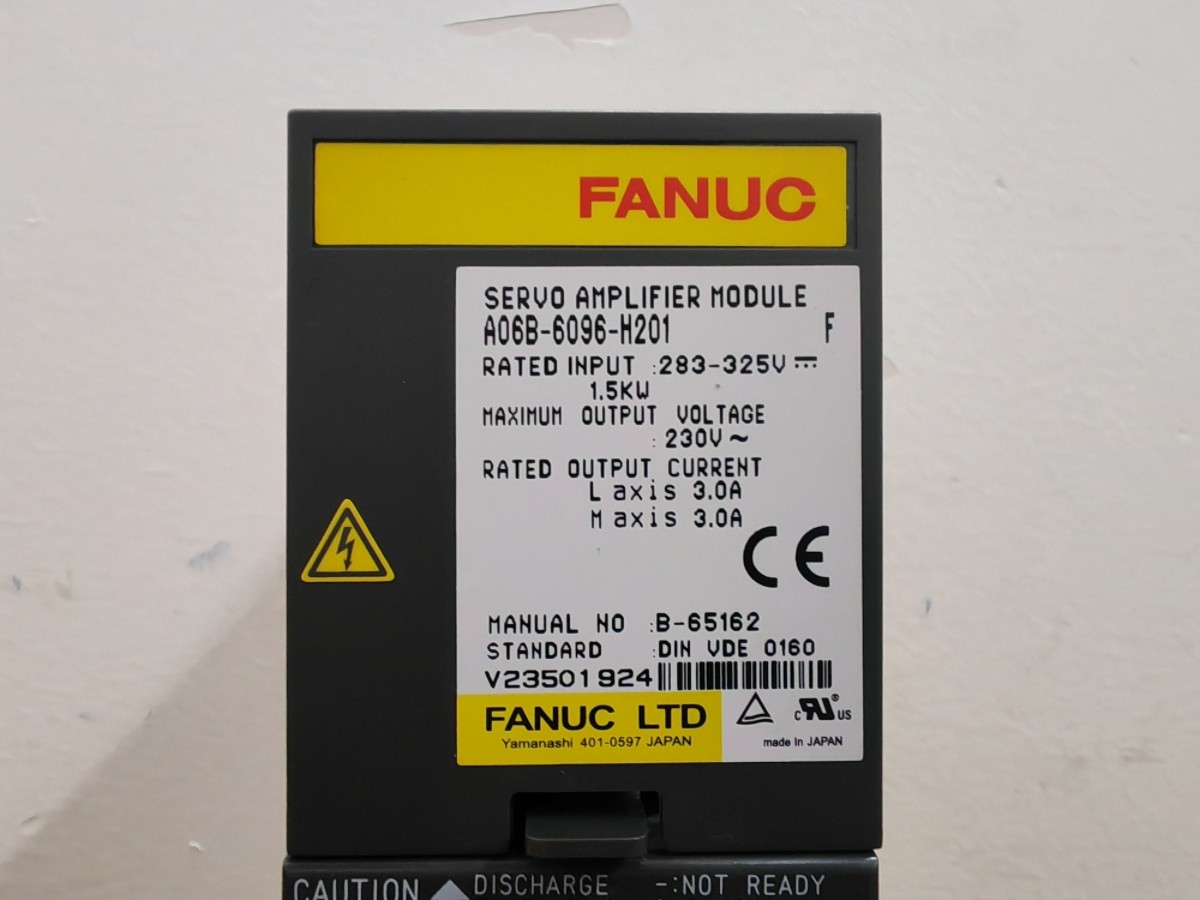 A06B-6096-H201 Fanuc Servo drive amplifier A06B-6096-H201