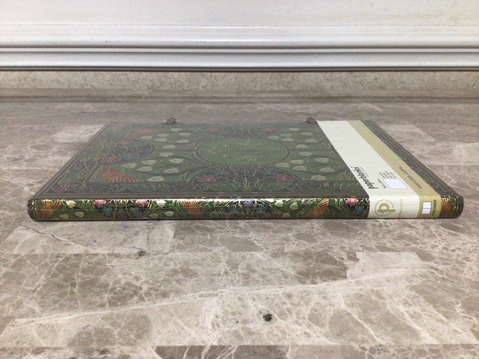 New Paperblanks Grande Unlined 8.25 x11.75″gift POETRY IN BLOOM Green Sketchbook