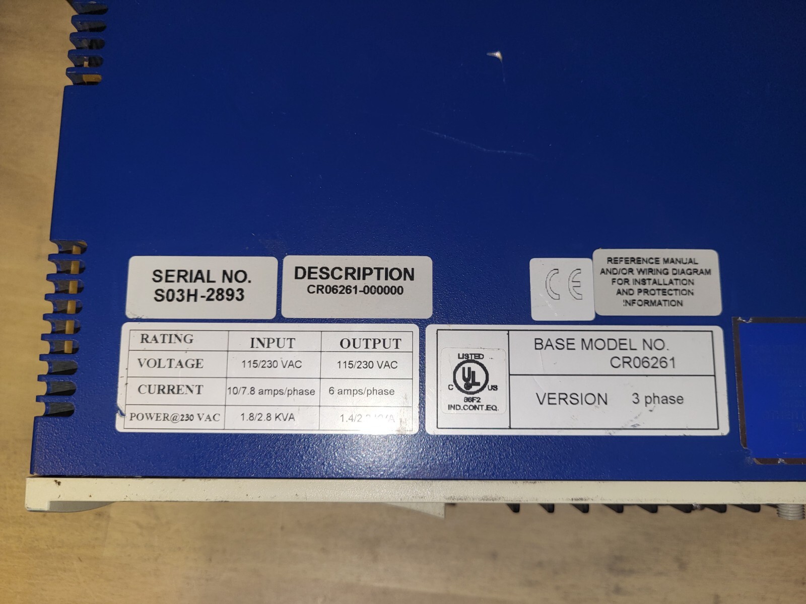 Kollmorgen ServoStar Cd CR06261 Servo Drive