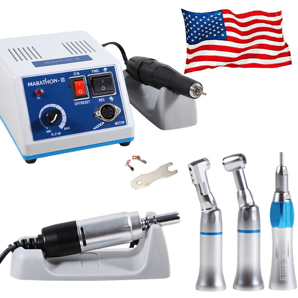 Dental Lab Marathon III Micromotor Polishing N3 / 35K RPM Motor Handpiece