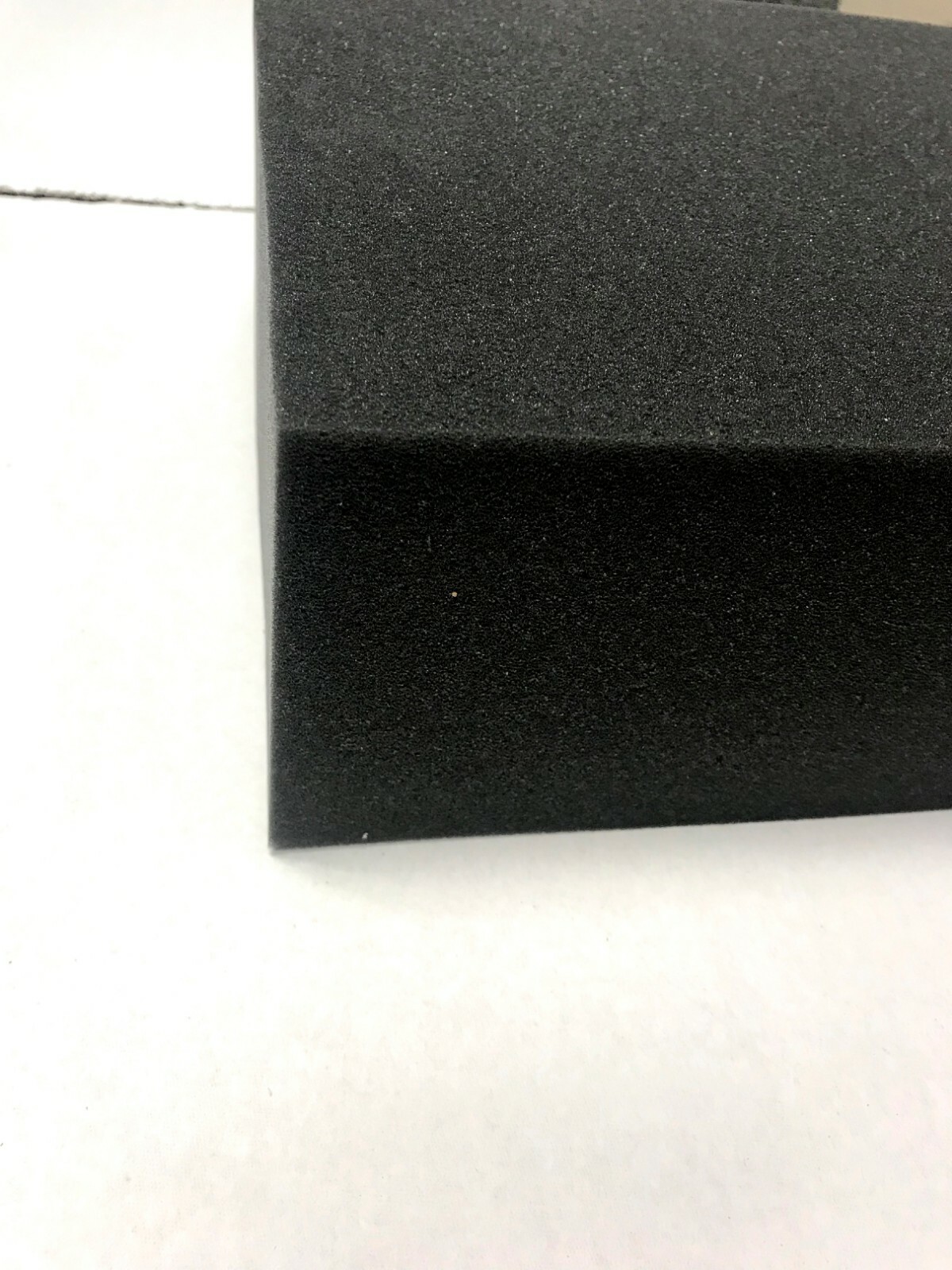 2 Firm High Density Charcoal Foam Blocks for Packing Shipping 12″ x 9.5″ x 4.5″