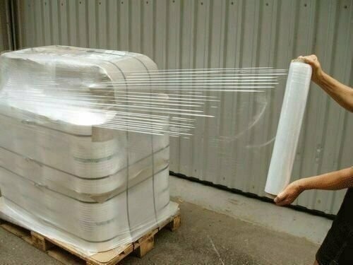 15″ x 1500FT 80 Gauge Pallet Wrap Stretch Film Shrink Hand Wrap 1500′ 4 Rolls