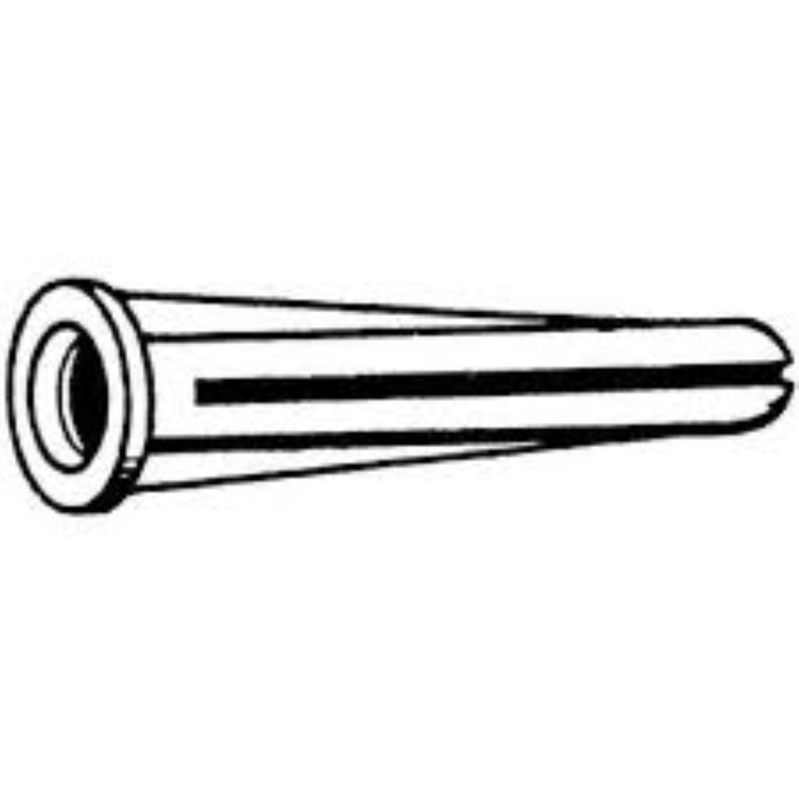 Conical Plastic Anchors Blue 3/4″, 7/8″, 1″ and 1-3/8″, Made In USA