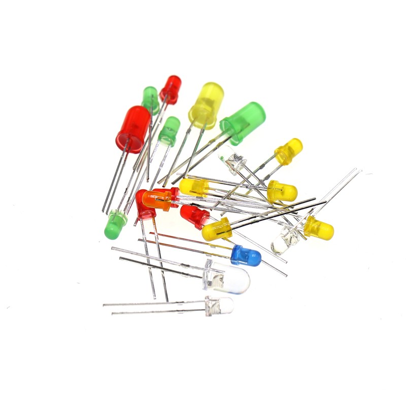 3mm 5mm 8mm 10mm Round LED Diode RGB Lights Emitting White Blue Red Yellow Green