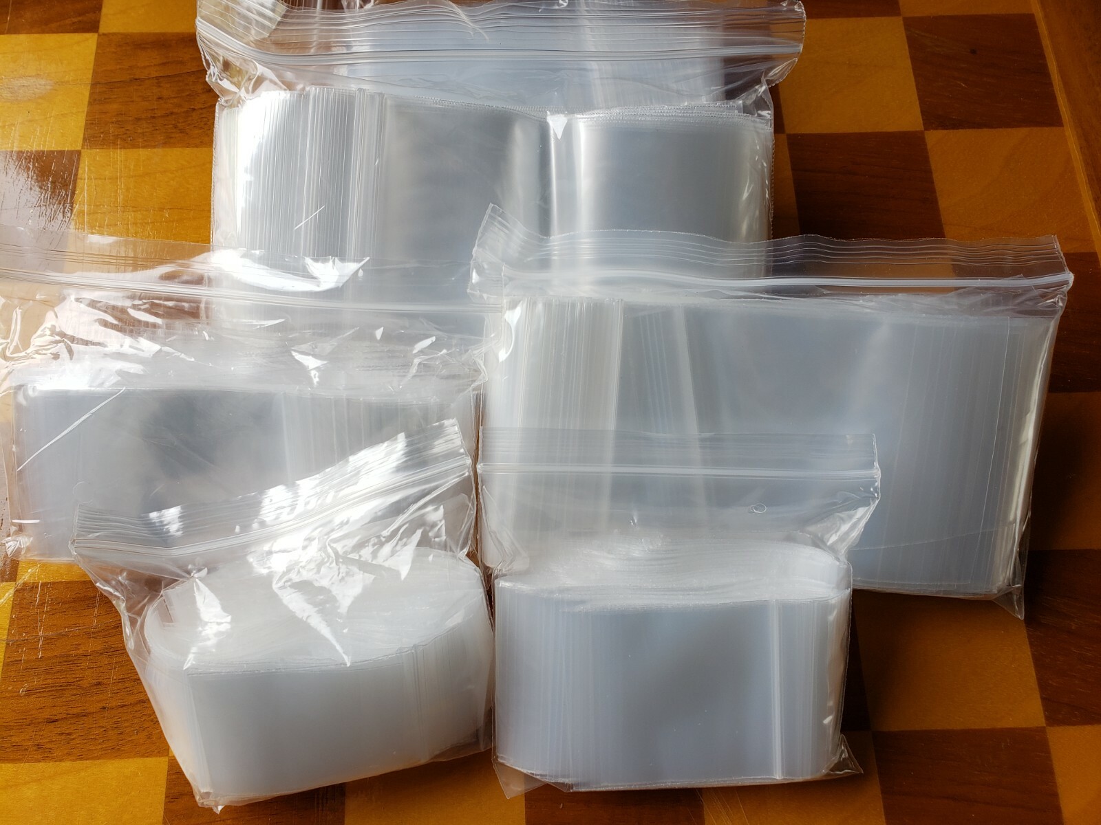 Clear Zip Seal Plastic Bags Jewelry Zipper Top Lock Reclosable Baggies 2 Mil 2ML