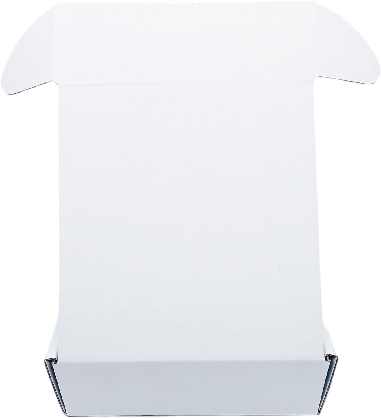 6x6x2 Inch White Corrugated Shipping Boxes, 50 Pack Recyclable Mailers