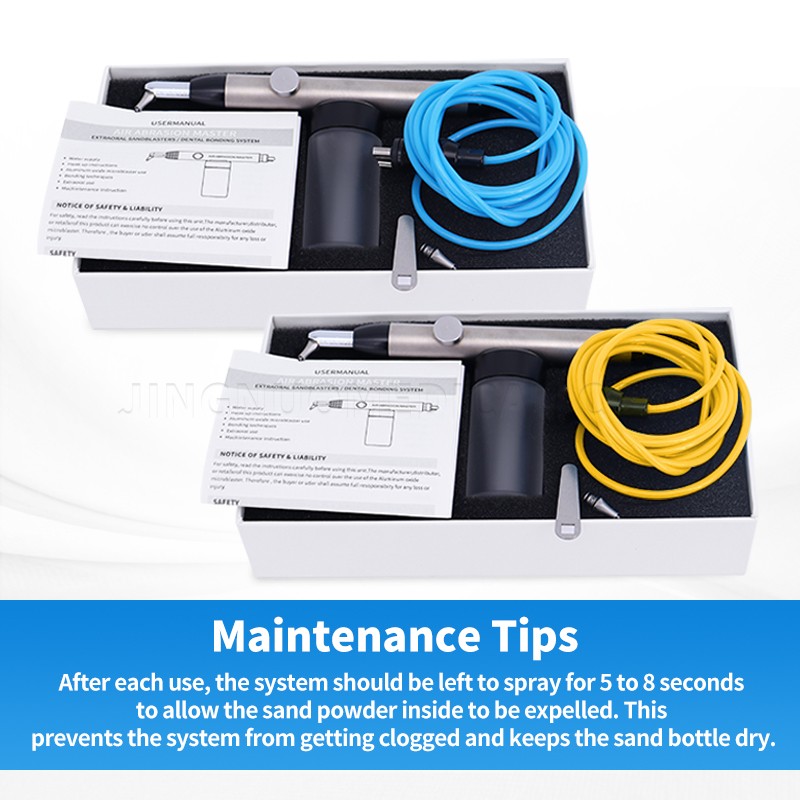 Dental Oxide Aluminum Sandblasting System with NO-Water Air Abrasion Sandblaster