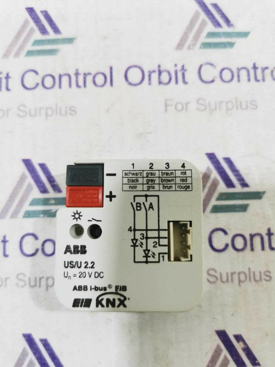 LOT 2 PCS ABB GH Q631 0074 R0111 US/U 2.2 KNX Universal Interface 2-fold