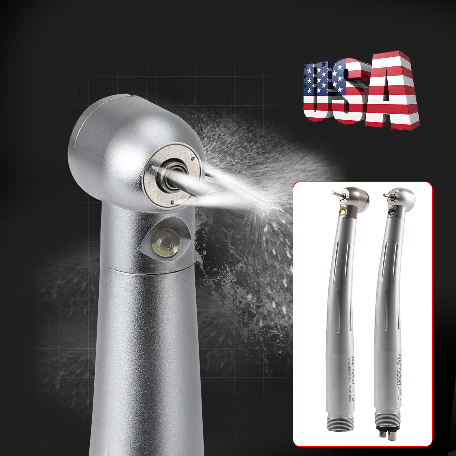 1-10 Turbina LED 2/4 orificios con pieza mano de alta velocidad dental NSK Style