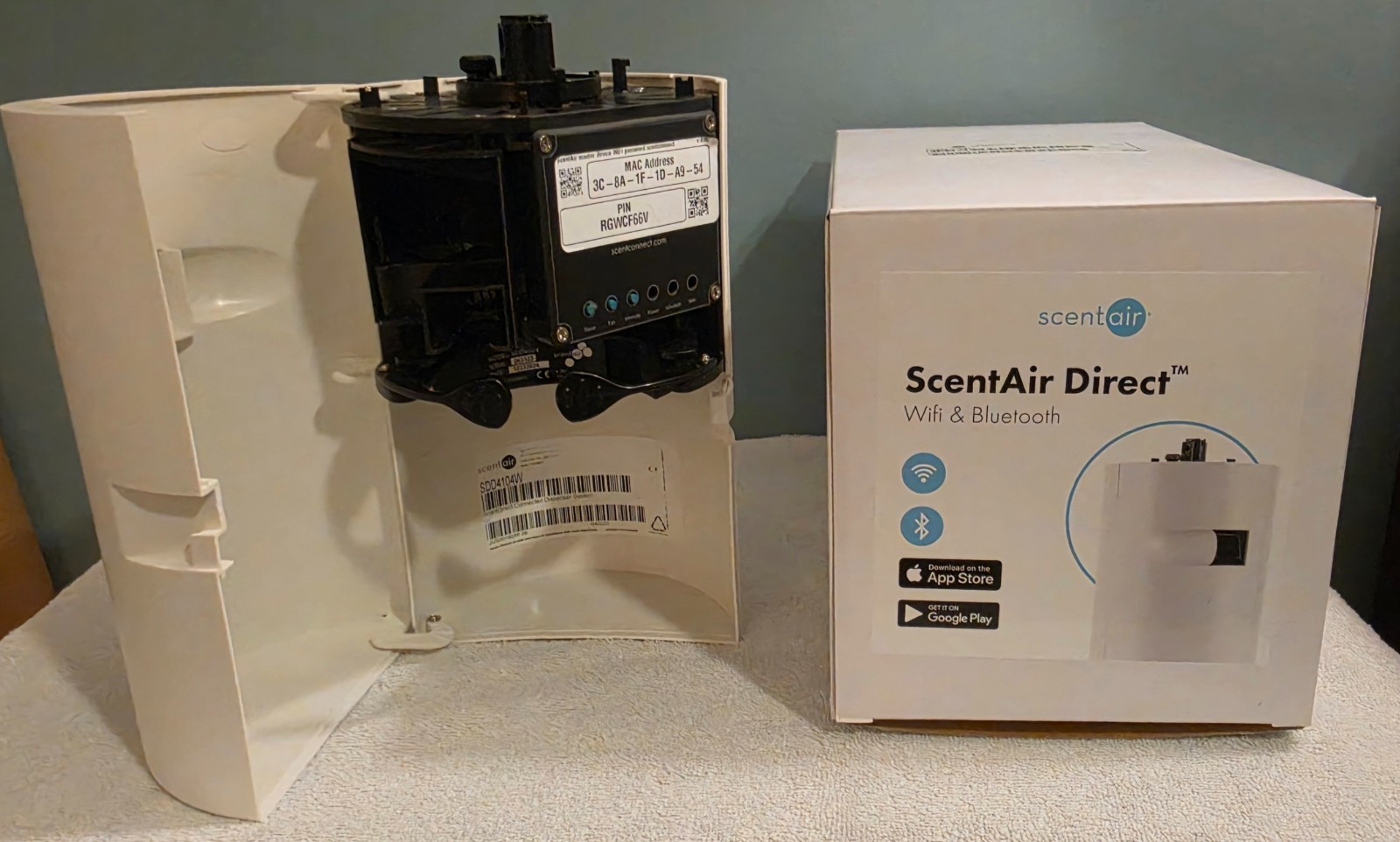 Brand New ScentAir ScentDirect SDD4104W Scent Delivery System BLUETOOTH & Wi-Fi