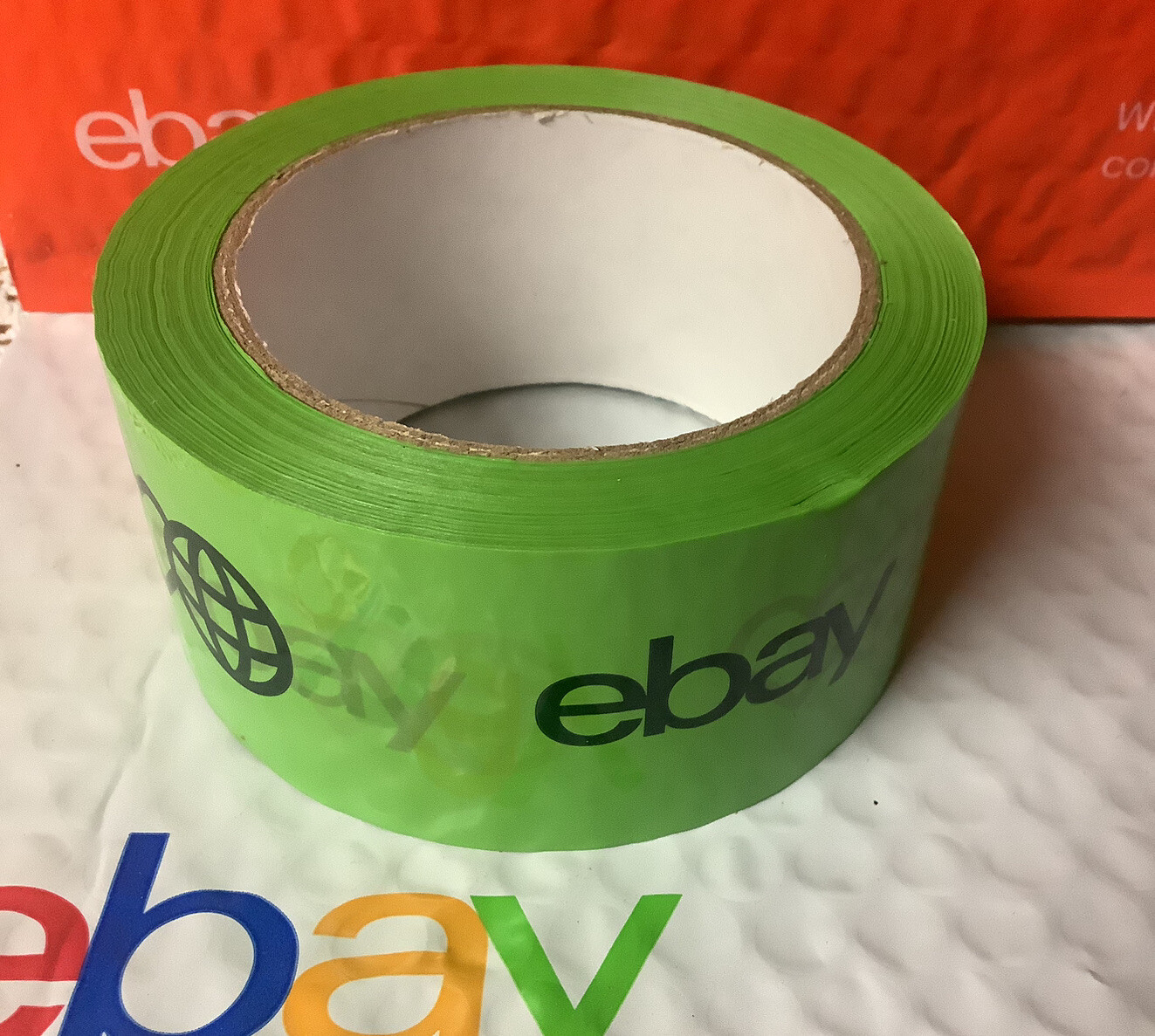 ✅ One Roll of 2″ x 75 yards ☆ GREEN Colors ☆ eBay Branded Packaging Tape