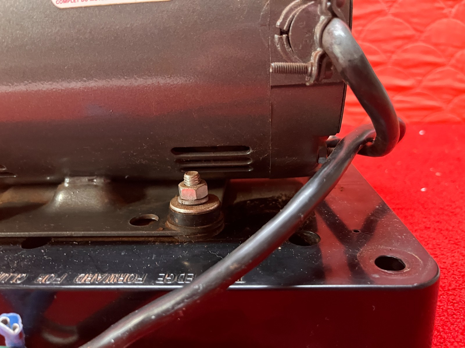 Used Baldor-Reliance Industrial Motor 2 HP 1740RPM 200V 6.2A Good Condition