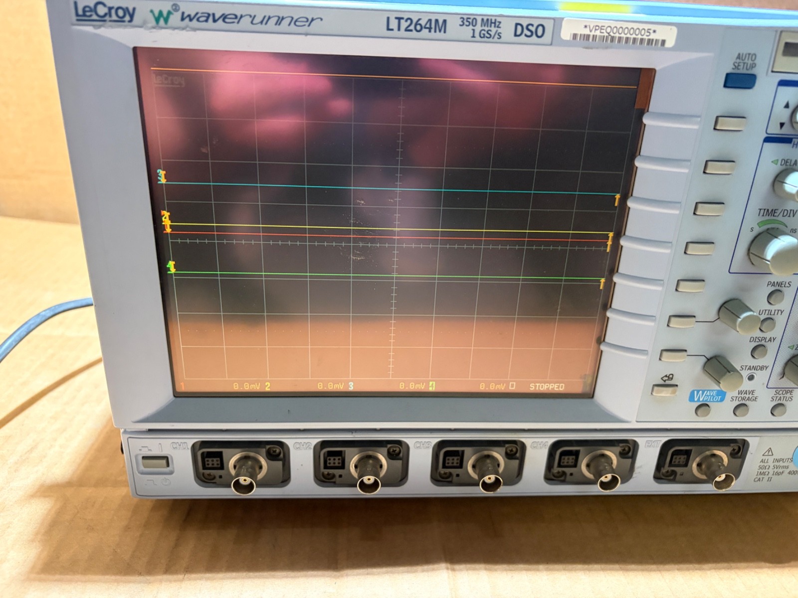 LeCroy WaveRunner LT264M Oscilloscope, 350MHz, 1GS/s, 4 Channels