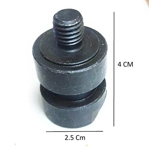 10.2cm Angle Grinder Double Blade Adapter For Diamond Marble Blades, Nut