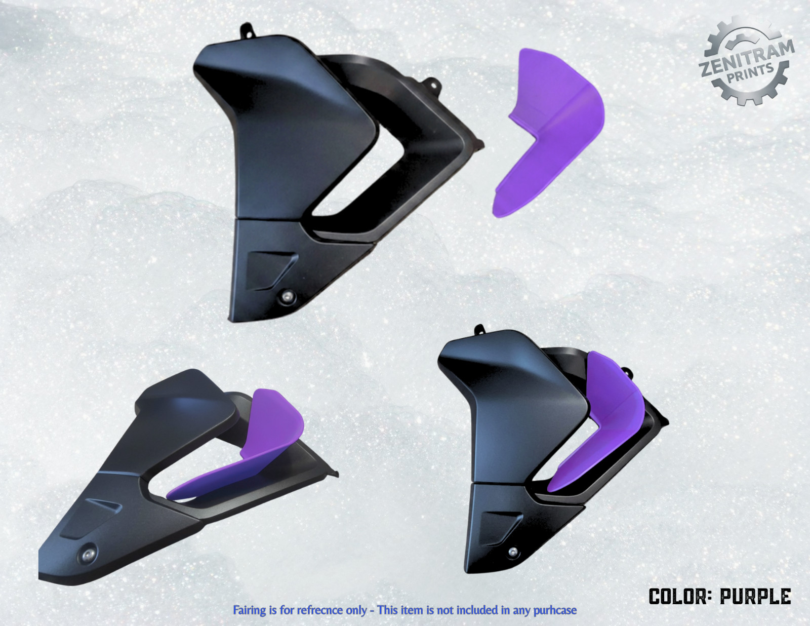 Stripe Series Clip-On Air Deflectors/Heat Shield for 850/900 models(2020–2025)