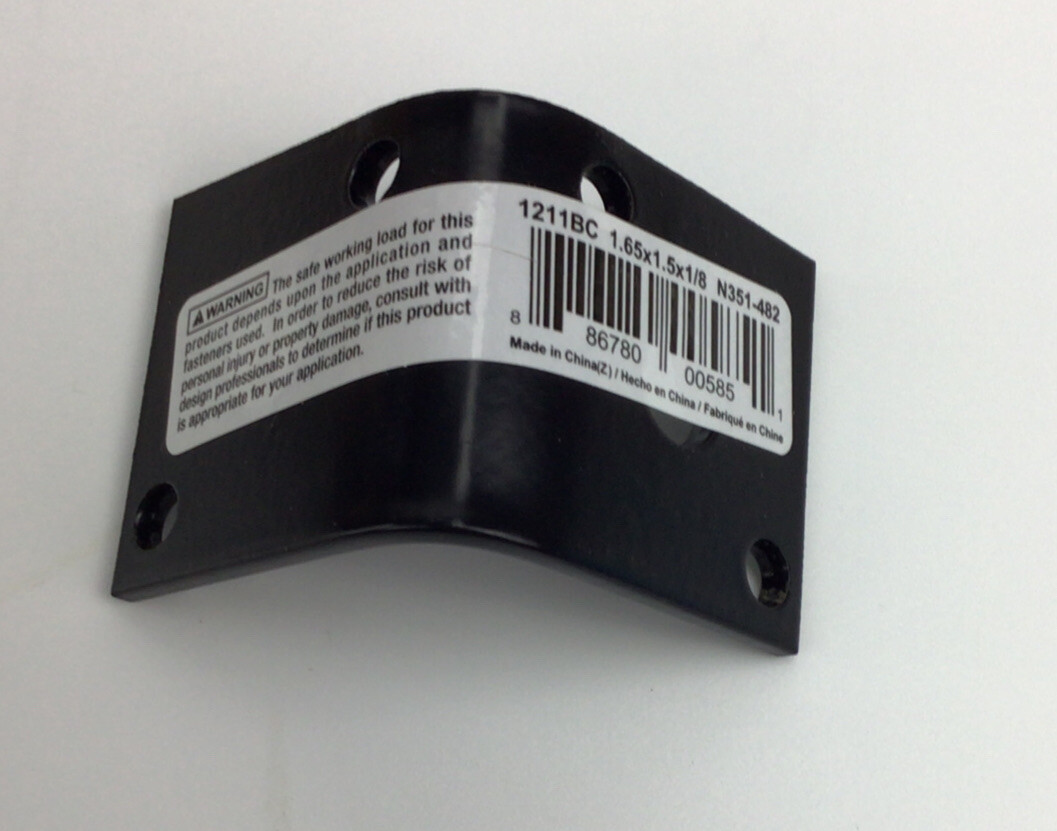 QTY 5 NATIONAL HARDWARE N351-482 1211BC 1.7 1/8 CRN BRC CORNER BRACES FREE SHIP