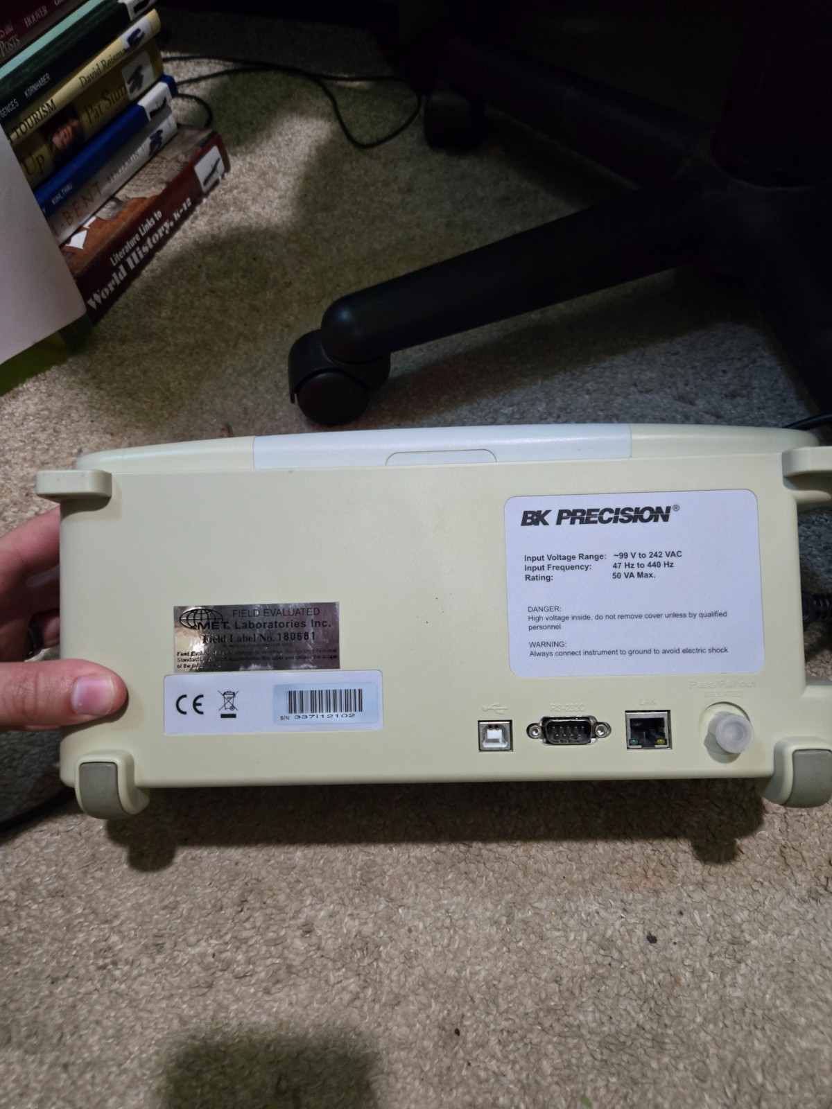 BK Precision 2540B Digital Storage Oscilloscope 60MHz 1Gsa/s