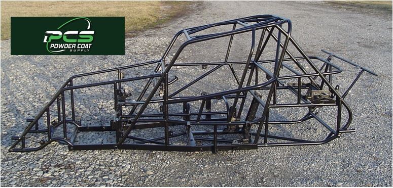 HIGH GLOSS MIRROR BLACK Powder Coating Paint 1LB USA Made