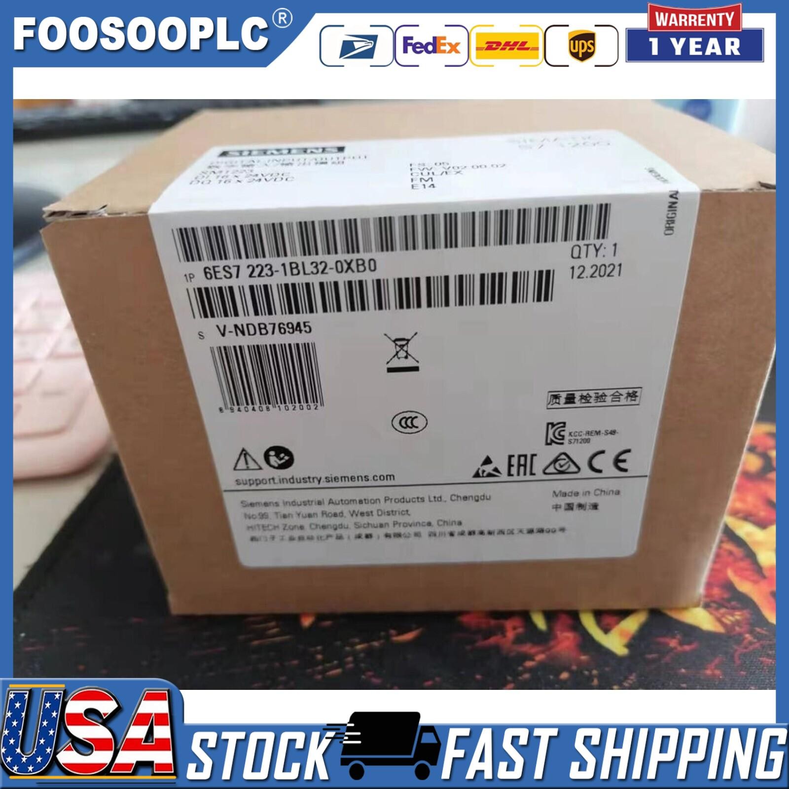 New Siemens 6ES7223-1BL32-0XB0 S7-1200 Digital I/O SM 1223 6ES7 223-1BL32-0XB0