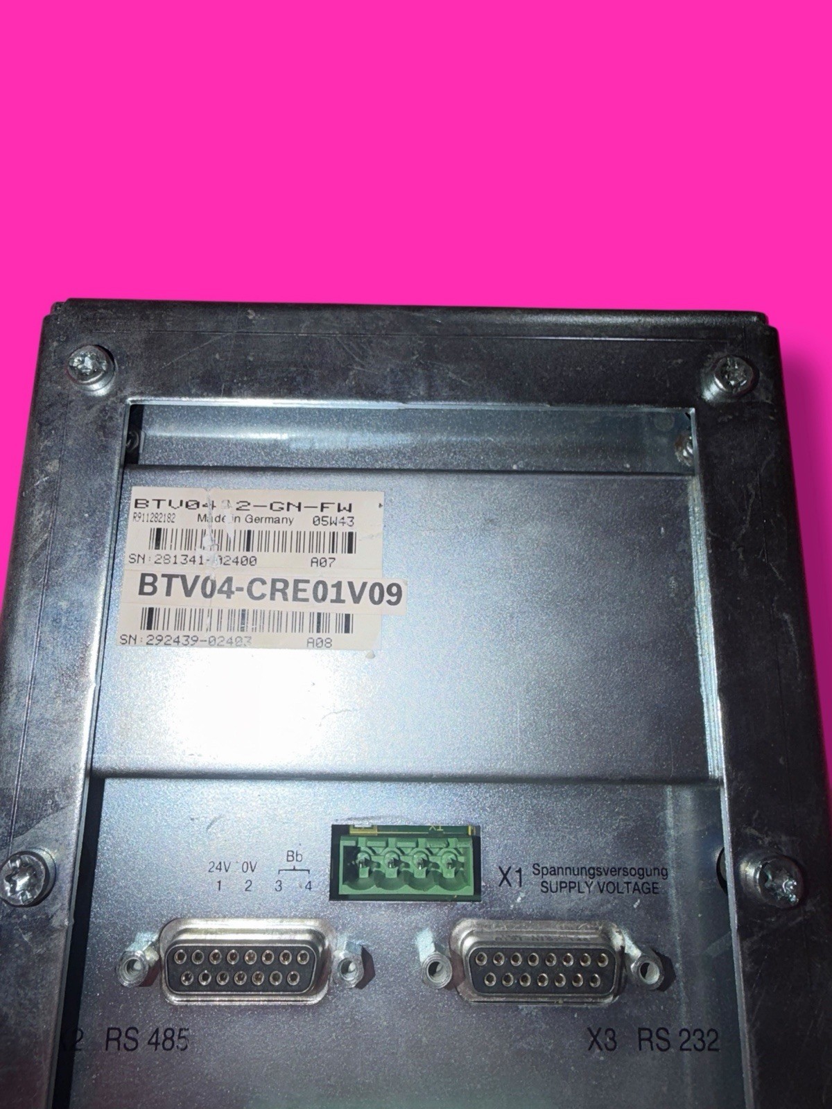 REXROTH INDRAMAT SYSTEM 200 REXROTH BTV04 BTV04.2GN-FW #D
