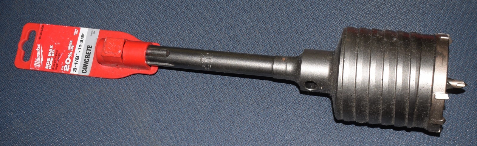 Milwaukee 3-1/8″x11-3/8″ Concrete SDS-Max Core Drill Bit 48-20-5420 NEW